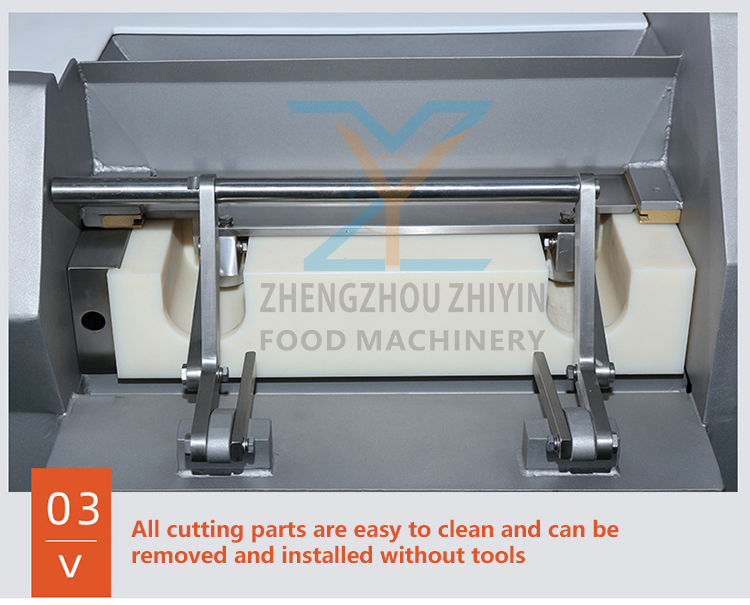 Commercial Meat Dicing Machine Cow Meat Slicing Processing Machinery Chicken Nugget Cutter Slicer Fresh Frozen Meat Slicer